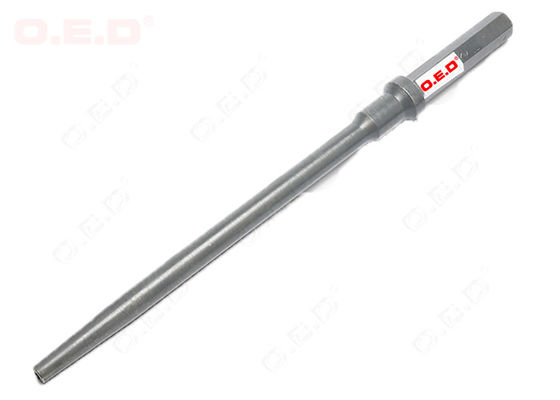 Custom Tapered Drill Rods Hex19 / Hex22*1200 Mm 7 Deg Forged Collar Tapper Rod